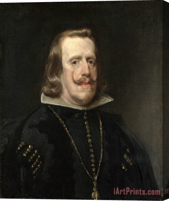Diego Velazquez Portrait of Philip Iv of Spain 1656 Stretched Canvas Painting / Canvas Art