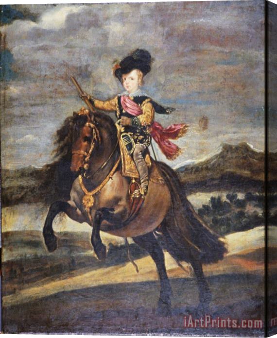 Diego Velazquez The Infante Baltasar Carlos on Horseback Stretched Canvas Print / Canvas Art
