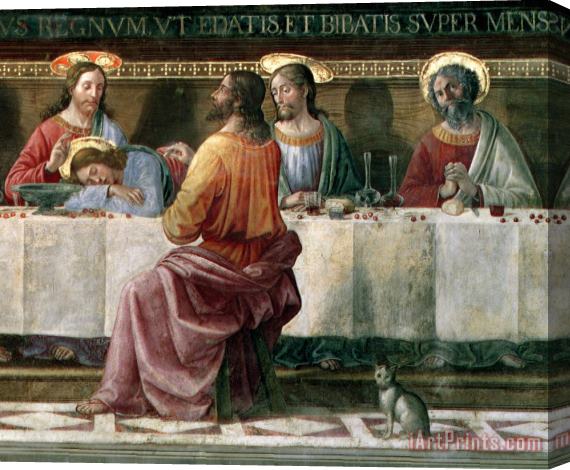 Domenico Ghirlandaio The Last Supper Stretched Canvas Print / Canvas Art