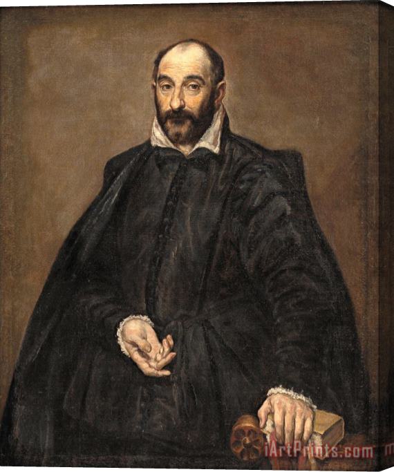 Domenikos Theotokopoulos, El Greco Portrait of a Man Stretched Canvas Print / Canvas Art