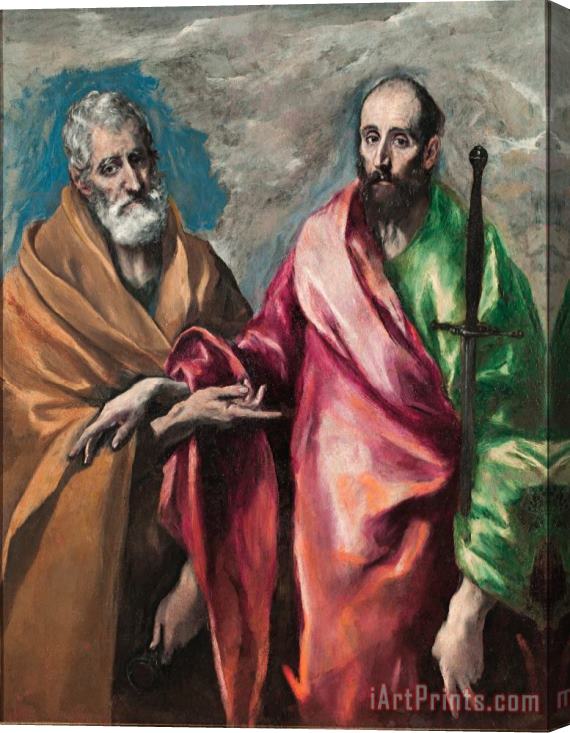 Domenikos Theotokopoulos, El Greco Saint Peter And Saint Paul Stretched Canvas Print / Canvas Art