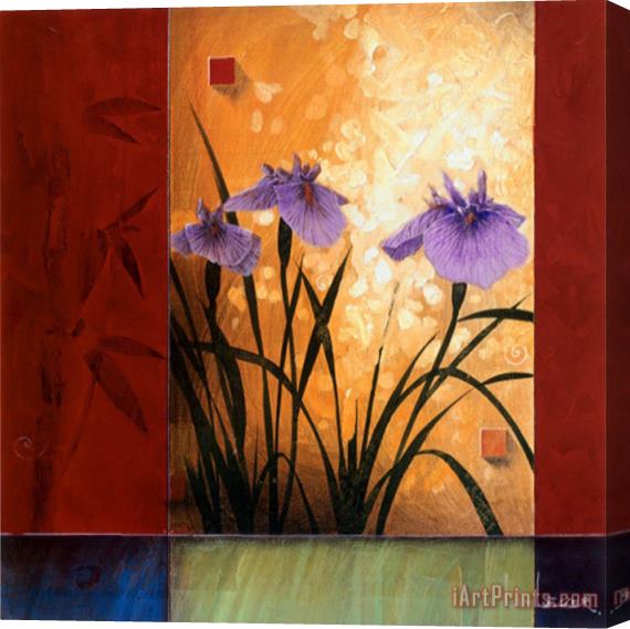don li leger Garden Notes Stretched Canvas Painting / Canvas Art