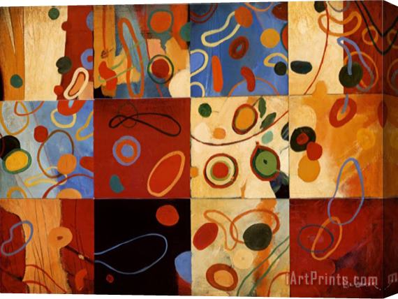 don li leger String Theory Stretched Canvas Print / Canvas Art