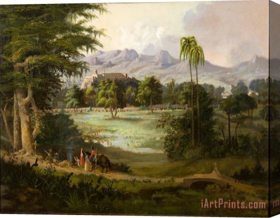 Duncanson, Robert Scott Chapultpec Castle Stretched Canvas Print / Canvas Art