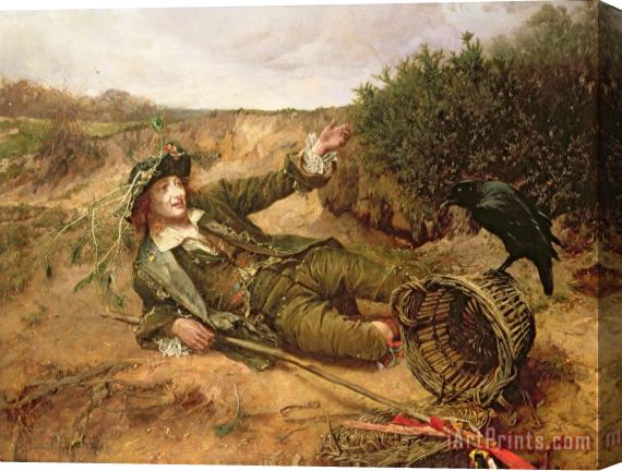 Edgar Bundy Fallen by the Wayside Stretched Canvas Print / Canvas Art