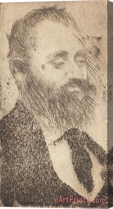 Edgar Degas Alphonse Hirsch Stretched Canvas Print / Canvas Art