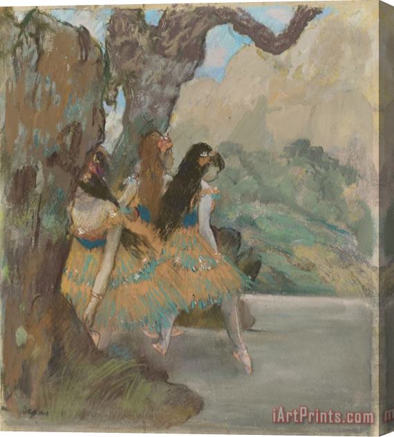 Edgar Degas Ballet Dancers Stretched Canvas Print / Canvas Art