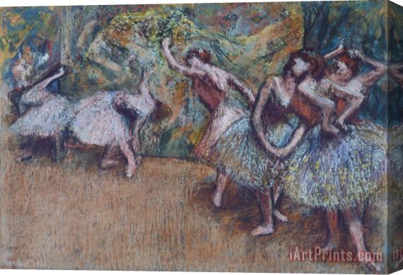 Edgar Degas Ballet Scene Stretched Canvas Painting / Canvas Art