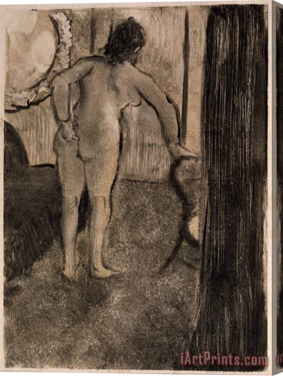 Edgar Degas Brothel Scene (dans Le Salon D'une Maison Close) Stretched Canvas Print / Canvas Art