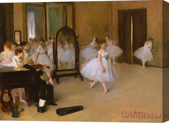 Edgar Degas Dance Class Stretched Canvas Print / Canvas Art