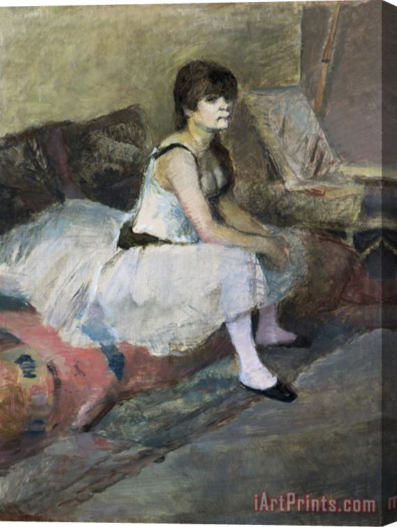 Edgar Degas Dancer at Rest Stretched Canvas Print / Canvas Art