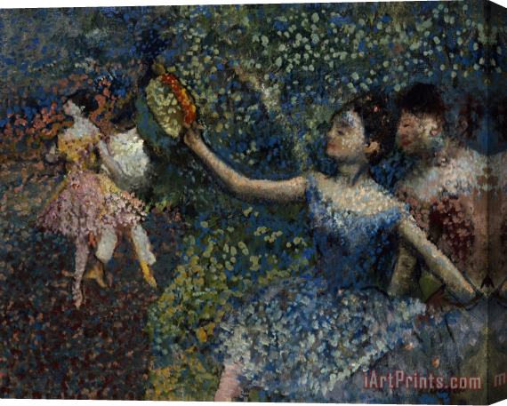 Edgar Degas Dancer with a Tambourine Stretched Canvas Print / Canvas Art