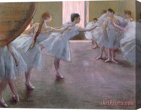 Edgar Degas Dancers at Rehearsal Stretched Canvas Painting / Canvas Art