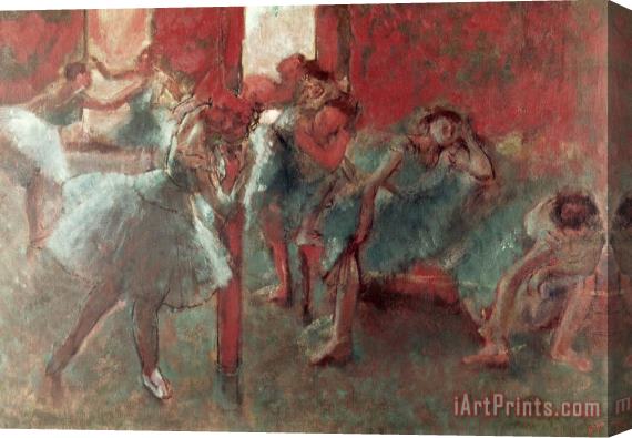 Edgar Degas Dancers at Rehearsal Stretched Canvas Painting / Canvas Art