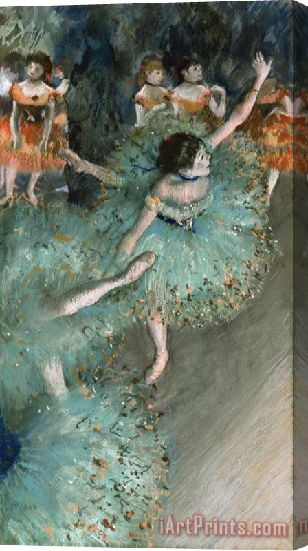 Edgar Degas Danseuse Basculant (danseuse Verte) Stretched Canvas Print / Canvas Art
