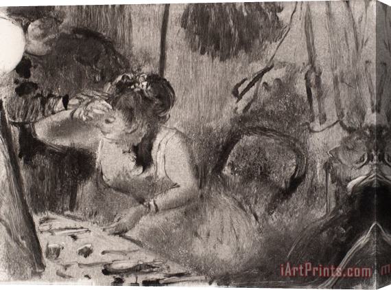 Edgar Degas Intimacy Stretched Canvas Print / Canvas Art