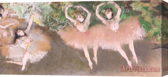 Edgar Degas Scene De Ballet Stretched Canvas Painting / Canvas Art
