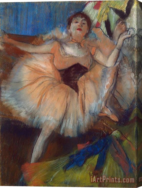Edgar Degas Seated Dancer Stretched Canvas Painting / Canvas Art