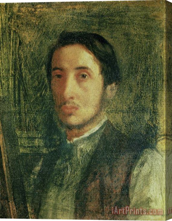 Edgar Degas Self Portrait As a Young Man Stretched Canvas Print / Canvas Art