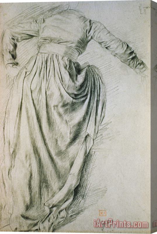 Edgar Degas Study of a Draped Woman Stretched Canvas Print / Canvas Art