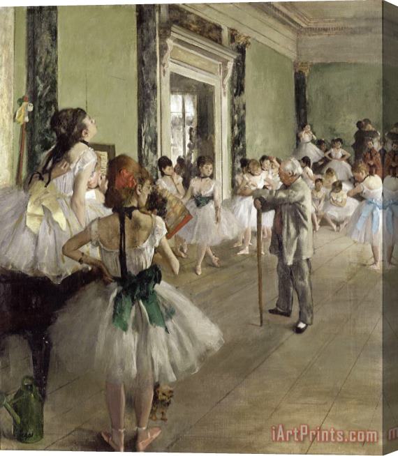 Edgar Degas The Ballet Class Stretched Canvas Print / Canvas Art