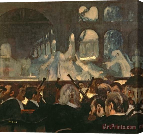 Edgar Degas The ballet scene from Meyerbeer's opera Robert le Diable Stretched Canvas Painting / Canvas Art