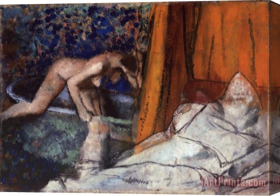 Edgar Degas The Bath (le Bain) Stretched Canvas Print / Canvas Art