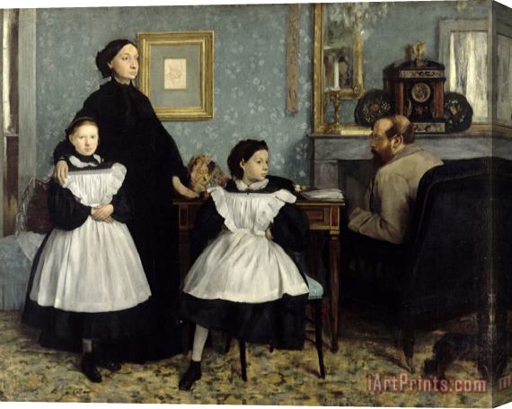 Edgar Degas The Bellelli Family Stretched Canvas Print / Canvas Art