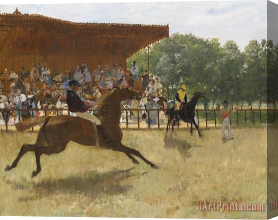 Edgar Degas The False Start Stretched Canvas Painting / Canvas Art