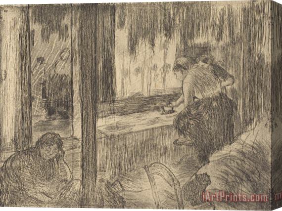 Edgar Degas The Laundresses (les Blanchisseuses (la Repassage)) Stretched Canvas Print / Canvas Art