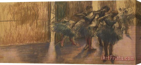 Edgar Degas The Rehearsal Room Stretched Canvas Painting / Canvas Art