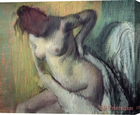 Edgar Degas Woman Drying Herself Stretched Canvas Print / Canvas Art