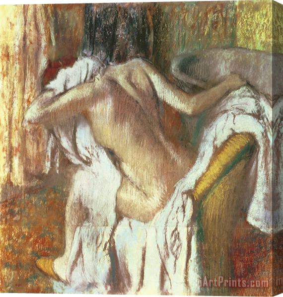 Edgar Degas Woman drying herself Stretched Canvas Painting / Canvas Art