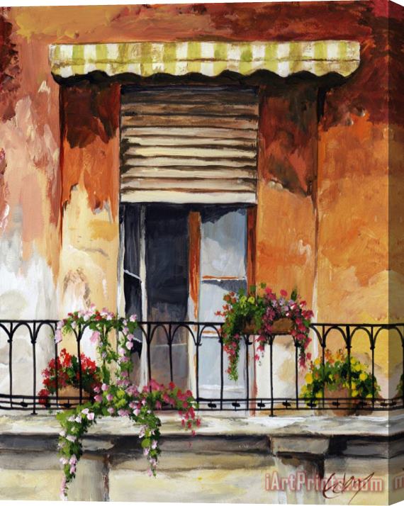 Edit Voros Balcony Of Ancona Stretched Canvas Painting / Canvas Art