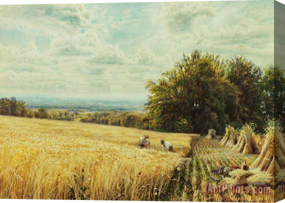 Edmund George Warren The Harvesters Stretched Canvas Painting / Canvas Art