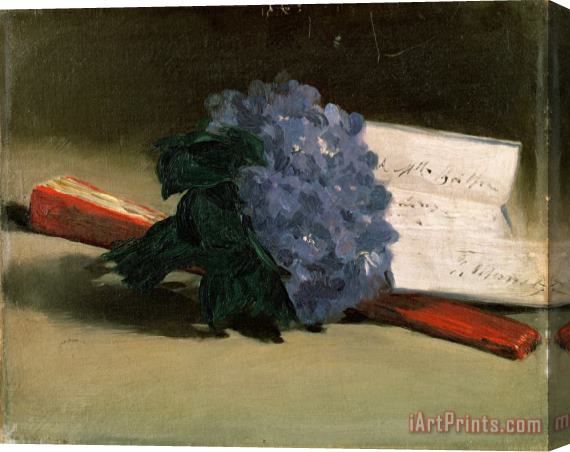 Edouard Manet Bouquet of Violets Stretched Canvas Print / Canvas Art
