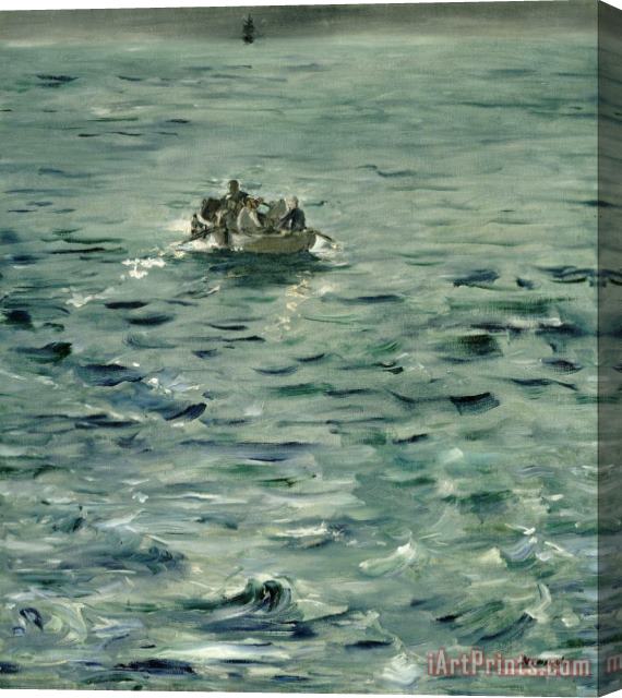 Edouard Manet Rochefort's Escape Stretched Canvas Print / Canvas Art