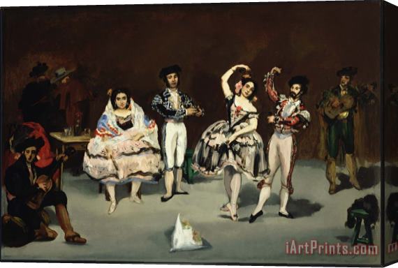 Edouard Manet Spanish Ballet Stretched Canvas Print / Canvas Art