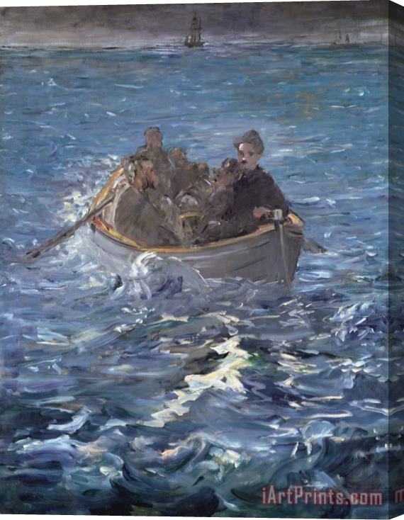 Edouard Manet The Escape Of Henri De Rochefort Stretched Canvas Print / Canvas Art
