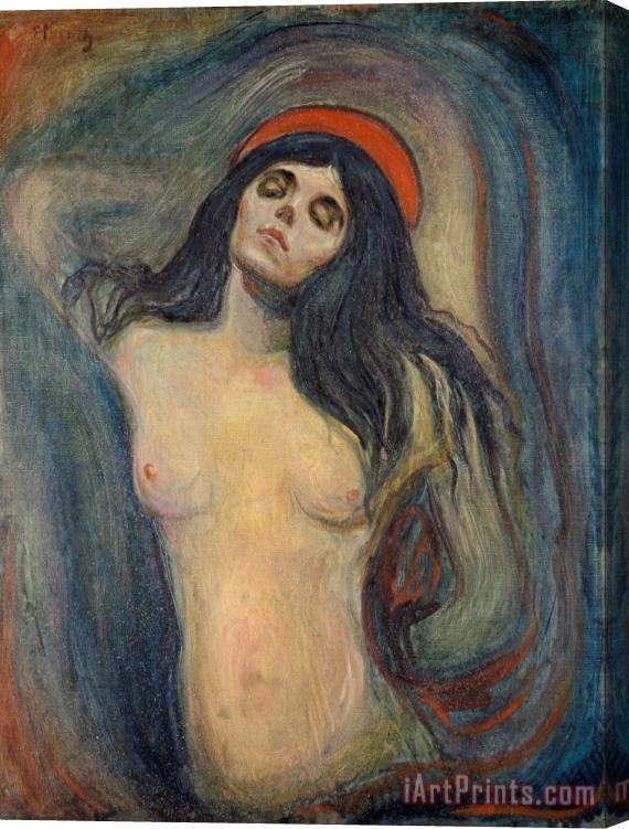 Edvard Munch Madonna Stretched Canvas Painting / Canvas Art