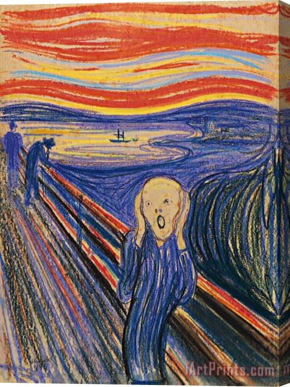 Edvard Munch The Scream Stretched Canvas Print / Canvas Art