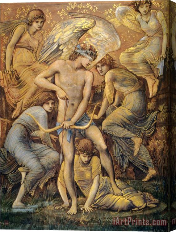 Edward Burne Jones Cupid's Hunting Fields Stretched Canvas Print / Canvas Art