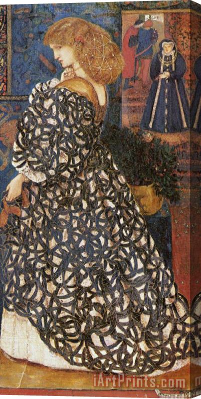 Edward Burne Jones Sidonia Von Bork Stretched Canvas Print / Canvas Art