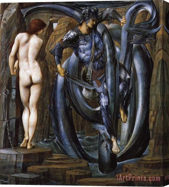 Edward Burne Jones The Perseus Series The Doom Fulfilled Stretched Canvas Print / Canvas Art