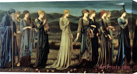 Edward Burne Jones The Wedding of Psyche Stretched Canvas Painting / Canvas Art