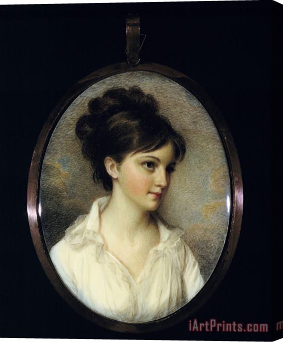Edward Greene Malbone Eliza Izard (mrs. Thomas Pinckney, Jr.) Stretched Canvas Print / Canvas Art