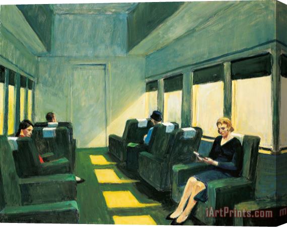 Edward Hopper Chair Car Stretched Canvas Painting / Canvas Art