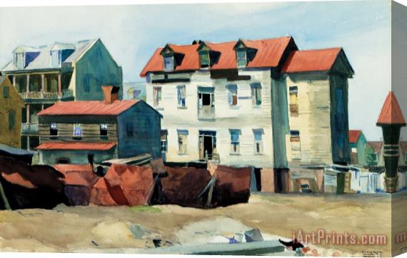 Edward Hopper Charleston Stretched Canvas Print / Canvas Art