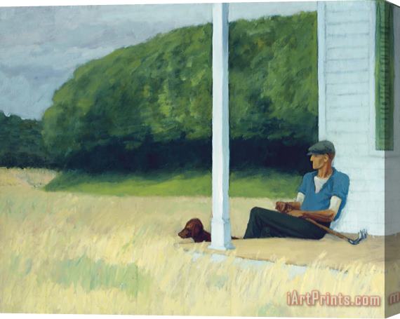 Edward Hopper Clamdigger Stretched Canvas Print / Canvas Art