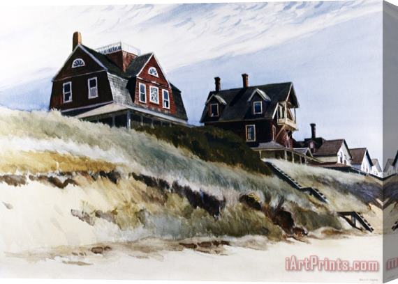Edward Hopper Cottages at Wellfleet Stretched Canvas Print / Canvas Art